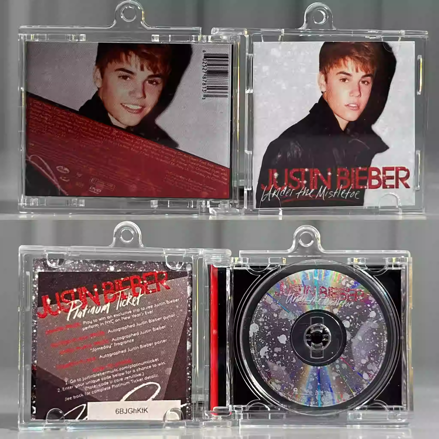 Justin Bieber Mini Album NFC Keychain