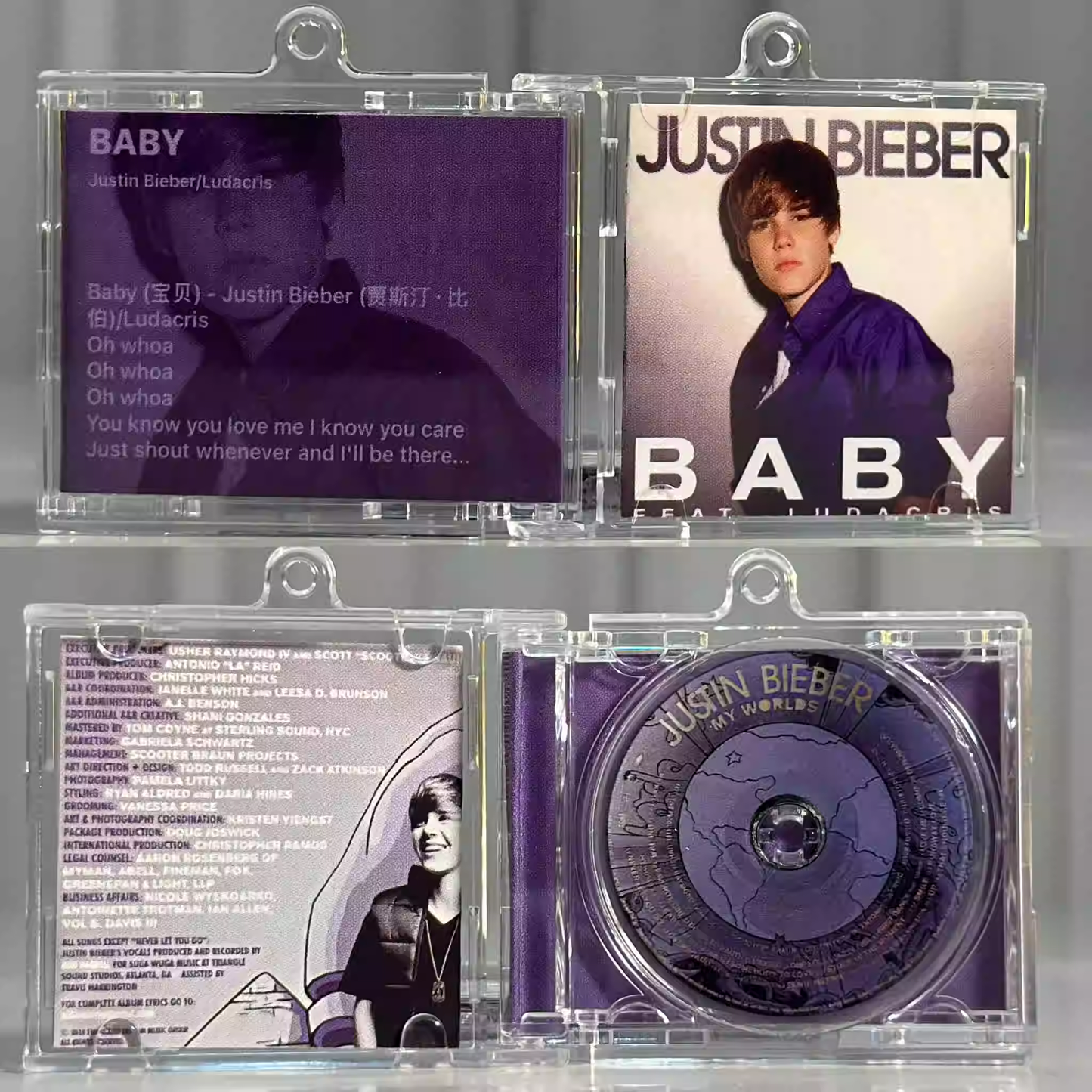 Justin Bieber Mini Album NFC Keychain