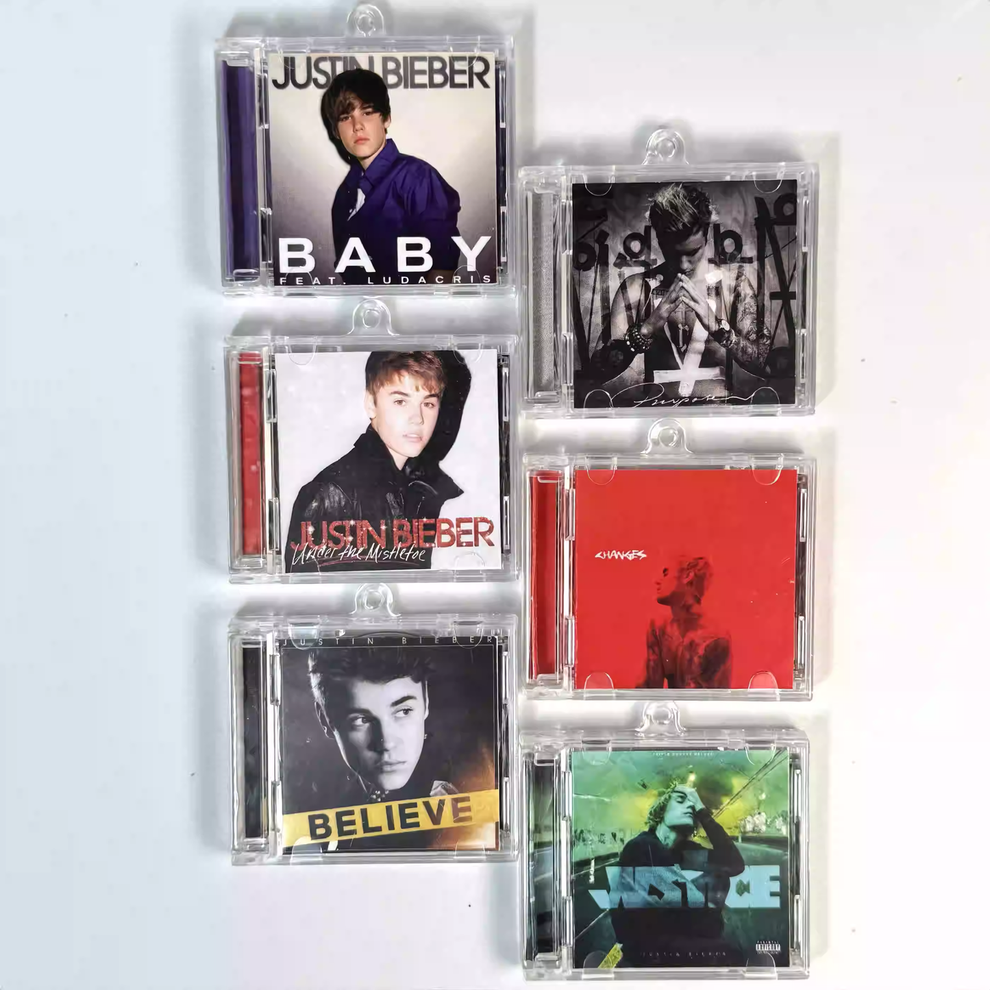 Justin Bieber Mini Album NFC Keychain